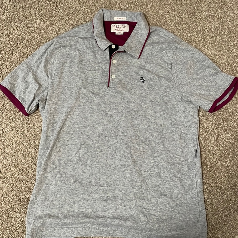 Original Penguin Grey Polo